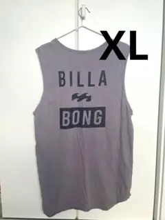美品 BILLABONG ビラボン紫 タンクトップ メンズ シャツ XL