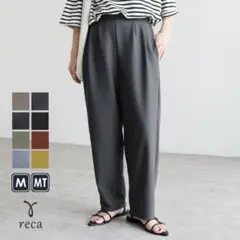 reca カーブタックパンツ Mサイズ ブラック・グレー