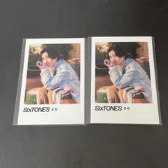 SixTONES 京本大我　音色トレカ2枚