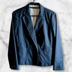 美品 シーディーエスベーシック ダブル ジャケット クロ C.D.S BASIC