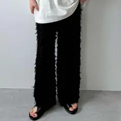 新品　タグ付き　feepur 黒　パンツ　M