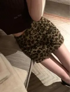 ヒョウ柄ミニスカート Mサイズ