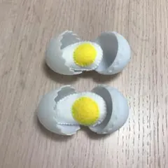 フェルト　おままごと　たまご2つセット