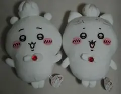新品/ちいかわ 誕生日BIGぬいぐるみ ちいかわ＆ハチワレ/2体