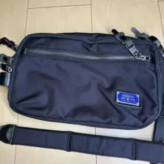 【美品】AS2OV CORDURA ボディバッグ多ポケット　多収納ANAコラボ