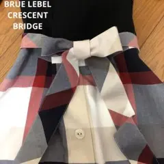 極美品⭐️BRUE LABEL ドッキングワンピース ブラック　38 Mサイズ