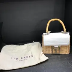 TED BAKER かごバッグ ホワイト テッドベイカー TED BAKER かごバッグ ホワイト テッドベイカー