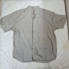 Eddie Bauer 半袖シャツ Lサイズ ベージュ系