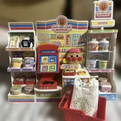 アンパンマン オモチャのレジセット おしゃべりいっぱいセルフレジコンビニセット