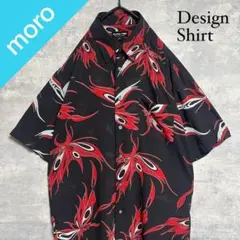 SP No.1634 VINTAGE ヴィンテージ 総柄シャツ ポリシャツ 半袖