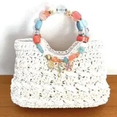Cappelli ハンドメイド　籠ハンドバック　Hawaii産