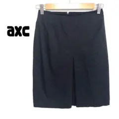 美品 axc ロートレアモン タイトスカート ブラック 伸縮素材
