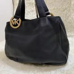 ✨美品✨マイケルコース トートバッグ 大容量 A4サイズ レザー ロゴ金具