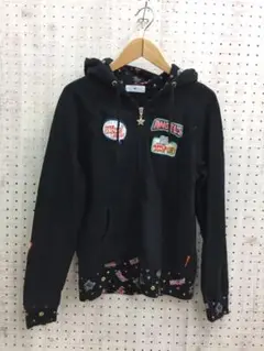 Y2K キッズ 古着 ANGEL BLUE エンジェルブルー 多ワッペンパーカー