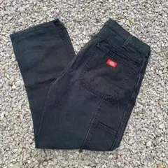 90s Dickies ブラックペインターパンツ w32