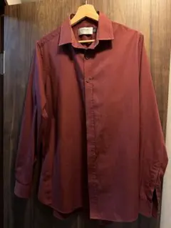 TOPMAN バーガンディー　シャツ