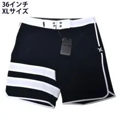 Hurleyハーレー サーフパンツ 海パン水着 XLサイズ 36インチ黒ブラック