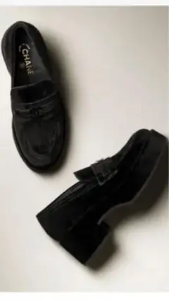 国内百貨店購入 シャネル CHANEL ローファー シューズ
