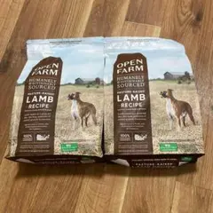【2点】オープンファーム ドッグフード ラム レシピ 2.04kg