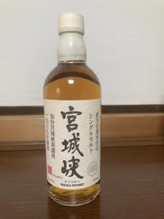 ニッカウヰスキー - 宮城峡  3本セット(50ml)   旧ラベル ニッカウヰスキー - 宮城峡 3本セット(50ml) 旧ラベルの通販 by