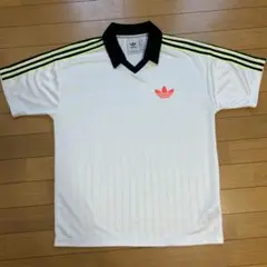 adidas ストライプ Tシャツ Sサイズ ホワイト