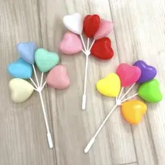 ハート バルーン スティック 美品 プラスチック