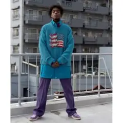 dairiku 19aw 星条旗 ニット dairiku 19aw 星条旗ニット ネイビー