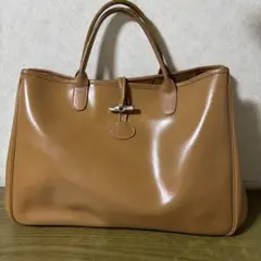 LONCCHAMP ブラウン トートバッグ
