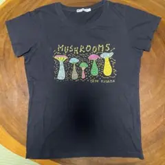 草間弥生　ユニクロTシャツ　マッシュルーム　レディースM
