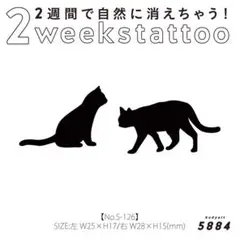 2週間で消える♡ジャグアタトゥーシール