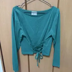 EGOIST ウエストレースアップトップス