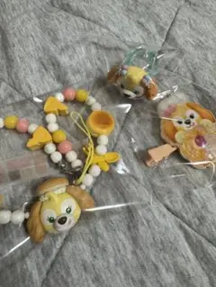 ディズニー クッキーアン キーホルダー ヘアクリップ 指輪 セット
