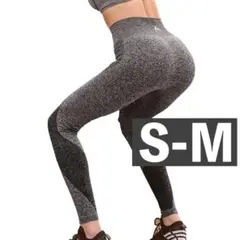 【美品】レディース★ヨガ★S-M★スポーツレギンス★速乾★美脚★XVカット