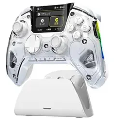 〈未使用〉ManbaOne V2多機能コントローラー 連射ディスプレイ（白）