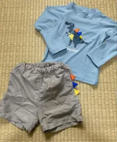 ベビー水着セット恐竜柄水着　90サイズ　水着上下セット
