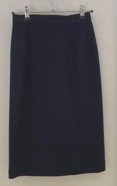 日本製 帝人レクセ繊維使用 Belle de Bois 濃紺 タイトスカート