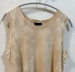 apart by lowrys タイダイ柄ノースリーブＴシャツ　フリーサイズ