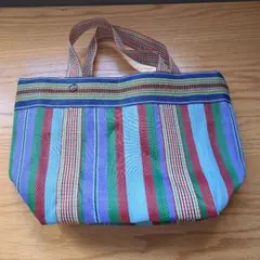 ヌキテパマルチストライプメッシュスモールバッグ ne Quittezpas