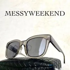 極美品　MESSYWEEKEND　LIV　サングラス　ブラックレンズ　グレー