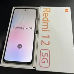 Xiaomi Redmi 12 5G シルバー　XIG03
