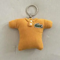 【未使用】LACOSTE イエローポロシャツ型キーホルダー