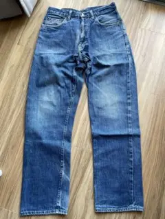 ダブルアールエルRRL ストレートDENIM インディゴW32 USA 製