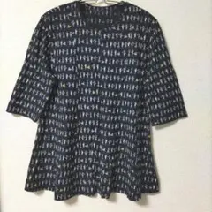 【FIANCE】五分袖Tシャツ ダークネイビー