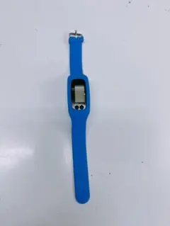 デジタル腕時計 青 シリコン製
