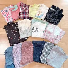 春夏服まとめ売り16着 80〜90サイズ 女の子 トップス ボトムス
