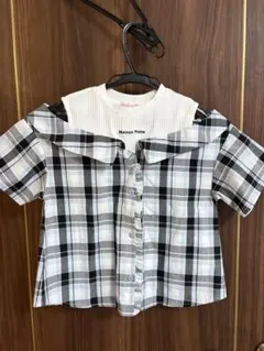 【値下げ】美品！メゾピアノ　肩出しトップス130