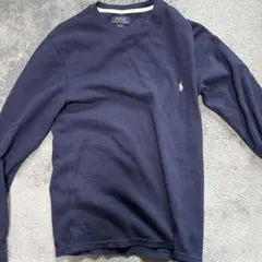 POLO ネイビー 長袖トレーナー