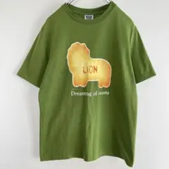 GU ジーユー Tシャツ 半袖 たべっ子どうぶつ ライオン お菓子 古着