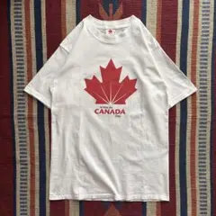 made in カナダ シンボルプリント スーベニアTシャツ メンズMサイズ