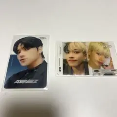 ATEEZ ホンジュン　サン　ウヨン　特典トレカ 2枚セット
